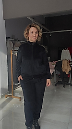 Kapuçino Sabrina Takım Siyah-40