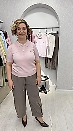 Ajurlu Polo Yaka Triko