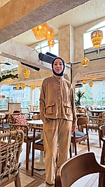 Isabella Kadife Takım 36-Kapuçino