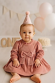 Kadife Taşlı Elbise