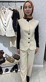 Terzi Kesim Yelekli Takım